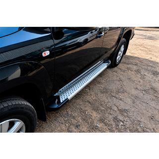 Side steps Allmond Grey (set van 2, aluminium) Volkswagen Amarok 2010–2022 foto 1