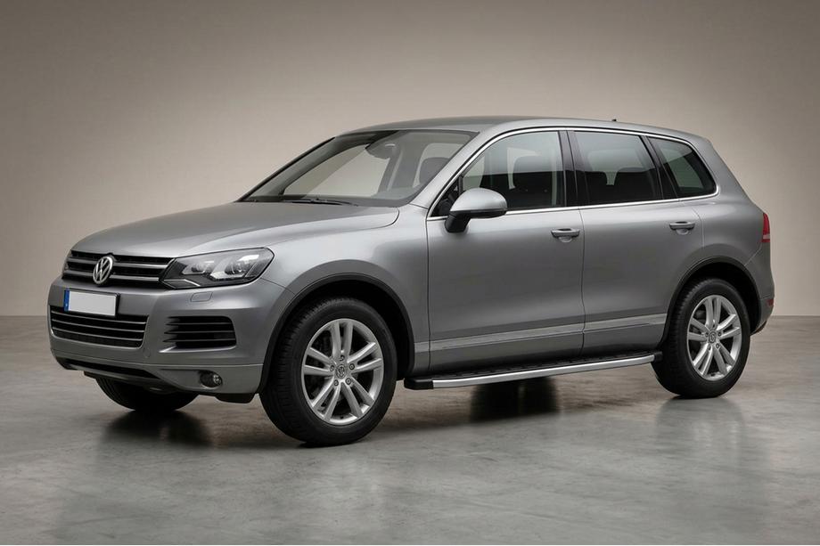 Volkswagen Touareg 2010–2018 Fullmond side steps (2 stuks, aluminium) Image