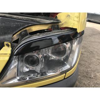 Koplamp eyelids (zwart, ABS, 2000-2006) Mercedes Sprinter W901/902/903/904/905 1995–2006 foto 4