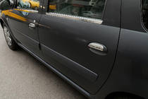 Dacia Logan MCV 2004–2014 Buitenste raamlijsten (set 4 stuks, RVS) OmsaLine - Italiaans roestvrij staal foto 5