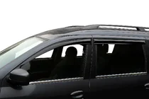 Dacia Logan MCV 2004–2014 Buitenste raamlijsten (set 4 stuks, RVS) foto 4