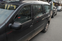 Dacia Logan MCV 2004–2014 Buitenste raamlijsten (set 4 stuks, RVS) OmsaLine - Italiaans roestvrij staal foto 3