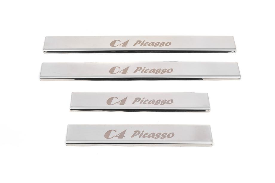 Citroen C-4 Picasso 2013–2022 Carmos instaplijsten (4 stuks, RVS) Foto 1