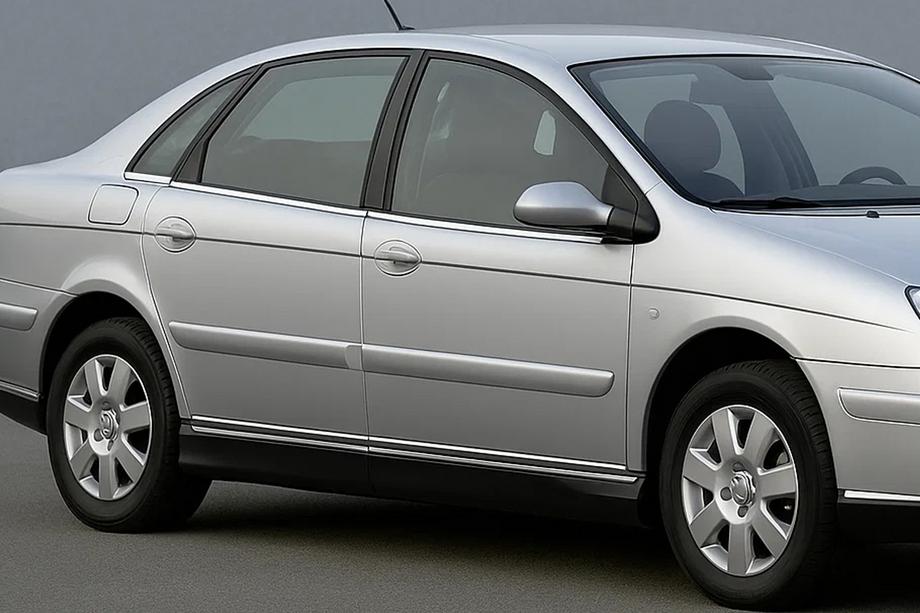 Citroen C-5 2001–2008 Onderste raamlijsten (RVS) Image