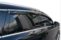 Audi Q7 2005–2015 Raamdeflectors met chroomstrip (4 stuks, HIC) foto 7