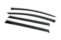 Audi Q7 2005–2015 Raamdeflectors met chroomstrip (4 stuks, HIC) foto 9