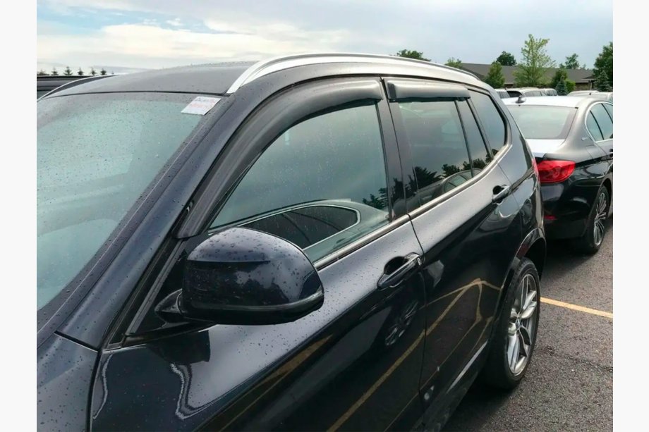 BMW X3 F25 2011–2018 Raamdeflectoren (4 stuks, HIC) Image