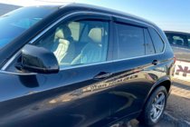 BMW X5 F15 2013–2018 Raamdeflectors met chroomstrip (4 stuks, HIC) foto 8