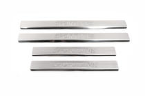 Mercedes E-class W210 1995–2002 RVS instaplijsten (Omsa, 4 stuks) foto 2