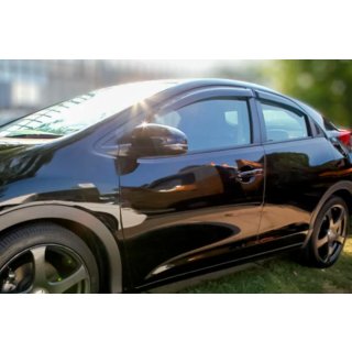 Raamwindschermen HB 2012+ (set 4 stuks, HIC) Honda Civic HB 2012–2020 foto 1