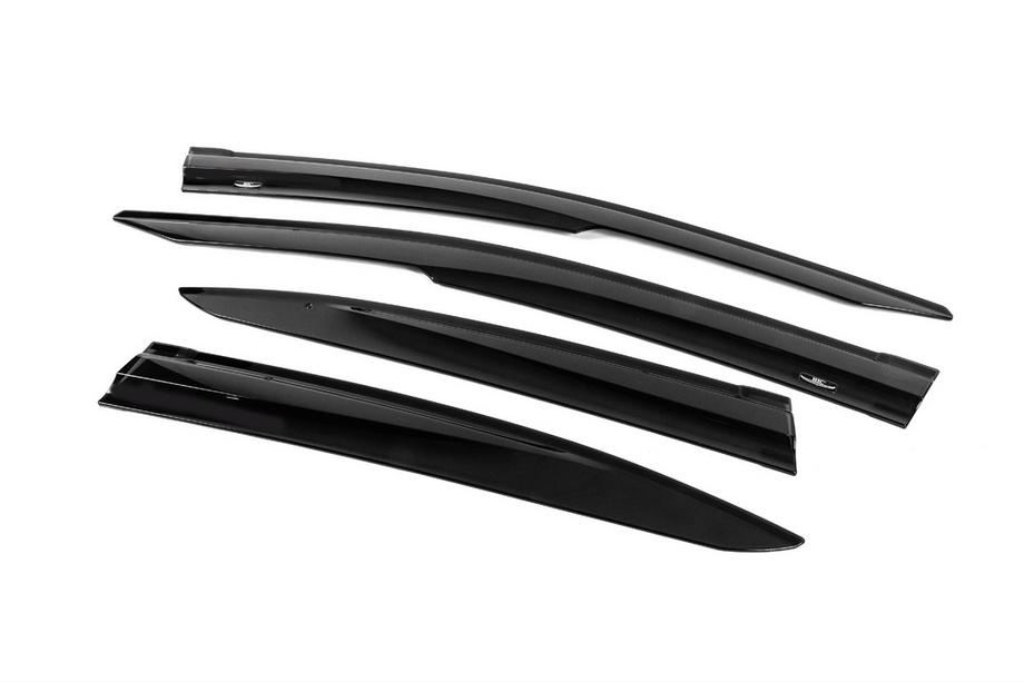 Honda Civic Sedan IX 2011–2016 Raamdeflectoren (4 stuks, HIC) Foto 2