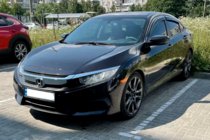 Honda Civic Sedan X 2016–2021 Raamdeflectoren (4 stuks, HIC) foto 2