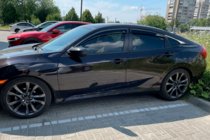 Honda Civic Sedan X 2016–2021 Raamdeflectoren (4 stuks, HIC) foto 4