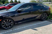 Honda Civic Sedan X 2016–2021 Raamdeflectoren (4 stuks, HIC) foto 1