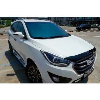 Raamdeflectoren (4 stuks, HIC) Hyundai IX-35 2010–2015 foto 2