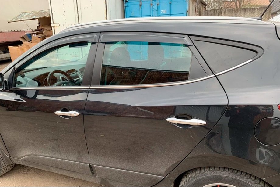 Hyundai IX-35 2010–2015 Raamdeflectoren (4 stuks, HIC) Foto 6