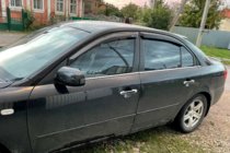 Hyundai Sonata NF 2004–2009 Raamdeflectoren (4 stuks, HIC) foto 1