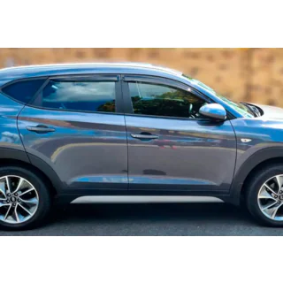 Raamdeflectoren (4 stuks, HIC) Hyundai Tucson TL 2016–2021 foto 1