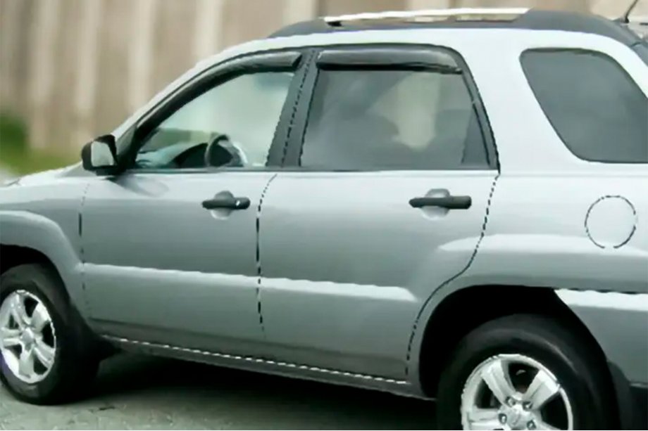 Kia Sportage 2004–2010 Raamdeflectoren (4 stuks, HIC) Foto 6