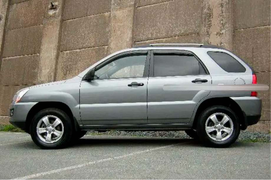 Kia Sportage 2004–2010 Raamdeflectoren (4 stuks, HIC) Foto 5