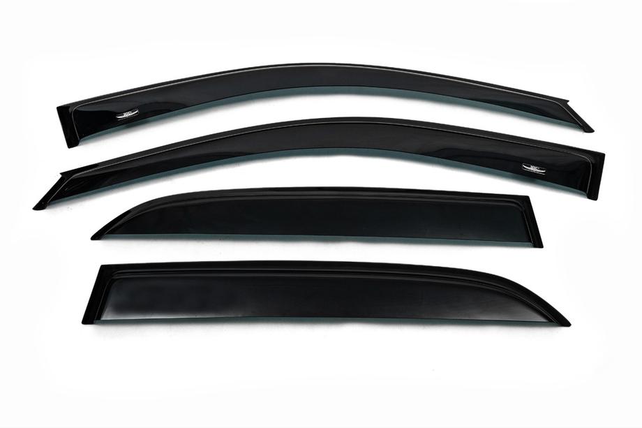 Kia Sportage 2004–2010 Raamdeflectoren (4 stuks, HIC) Foto 4