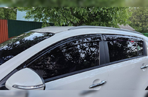 Kia Sportage 2010–2015 Raamdeflectoren (4 stuks, HIC) foto 1