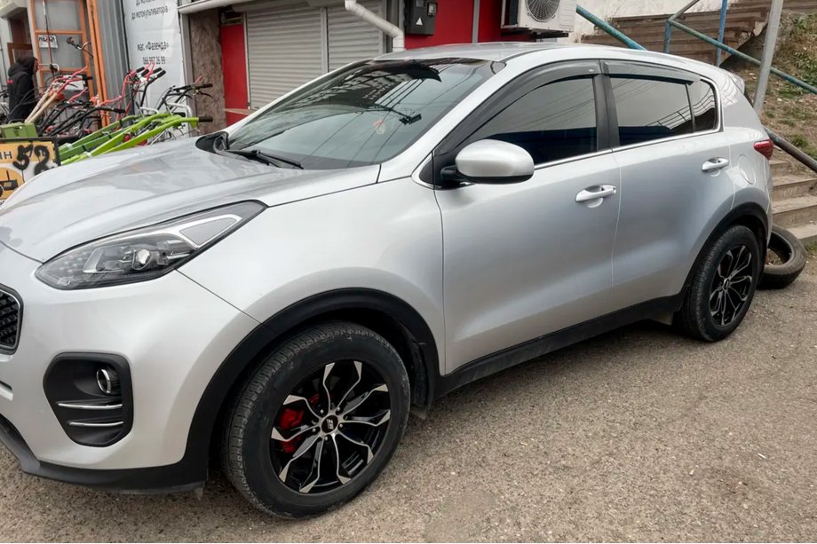 Kia Sportage 2015–2021 Raamdeflectoren (4 stuks, HIC) Foto 6