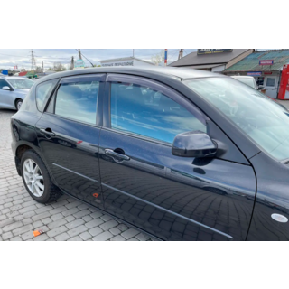 Raamwindschermen HB (set 4 stuks, HIC) Mazda 3 2003–2009 foto 4