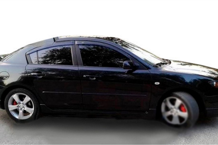 Mazda 3 2003–2009 Raamwindschermen SD (set 4 stuks, HIC) Foto 7