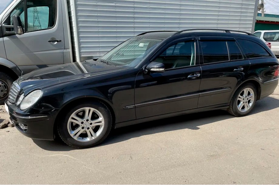 Mercedes E-class W211 2002–2009 Raamdeflectoren SW (4 stuks, HIC) Foto 6