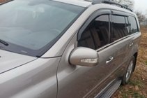 Mercedes GL-klasse X164 2006–2012 Raamdeflectoren (4 stuks, HIC) foto 1