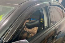 Mitsubishi Lancer X 2008– Raamdeflectoren (4 stuks, HIC) foto 5