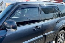 Mitsubishi Pajero Wagon III 1999–2006 Raamdeflectoren (4 stuks, HIC) foto 4