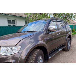 Raamdeflectoren (4 stuks, HIC) Mitsubishi Pajero Sport 2008–2015 foto 3