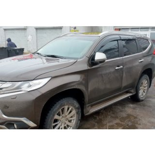 Raamdeflectoren (4 stuks, HIC) Mitsubishi Pajero Sport 2015– foto 3