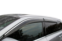 Nissan Juke 2010–2019 Raamdeflectors met chroomstrip (4 stuks, HIC) foto 1