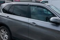 Nissan Qashqai 2014–2021 Raamdeflectors met chroomstrip (4 stuks, HIC) foto 10