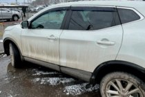 Nissan Qashqai 2014–2021 Raamdeflectors met chroomstrip (4 stuks, HIC) foto 2