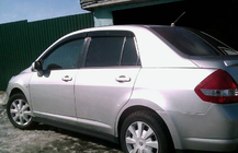 Nissan Tiida 2004–2011 Raamwindschermen SD (set 4 stuks, HIC) foto 1