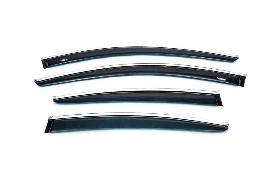 Opel Insignia 2008–2017 Raamwindschermen met chromen sierlijst SD/HB (set van 4, HIC) Foto 2