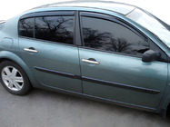 Renault Megane II 2004–2009 Raamwindschermen SD (set 4 stuks, HIC) foto 1
