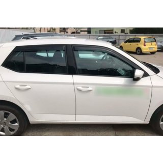 Raamwindschermen HB (set 4 stuks, HIC) Skoda Fabia 2014–2021 foto 2