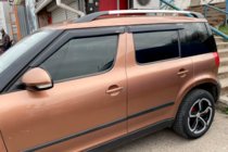 Skoda Yeti 2009–2017 Raamdeflectoren (4 stuks, HIC) foto 1