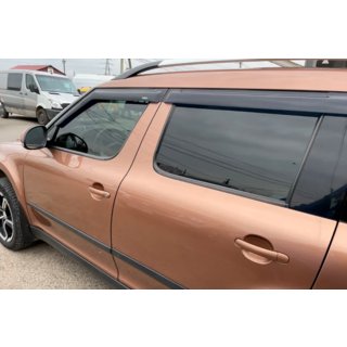 Raamdeflectoren (4 stuks, HIC) Skoda Yeti 2009–2017 foto 3