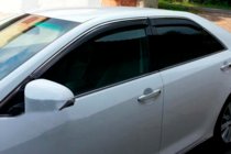 Toyota Avensis 2009–2018 Raamwindschermen met chroomstrip SD (4 st., HIC) foto 1