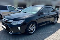 Toyota Camry 2011–2017 Raamdeflectoren met chroomlijst (2011-2017 EU / 2011-2014 USA, 4 stuks, HIC) foto 1