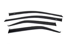 Toyota Camry 2011–2017 Raamdeflectoren met chroomlijst (2011-2017 EU / 2011-2014 USA, 4 stuks, HIC) foto 5