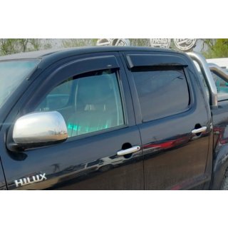 Raamdeflectoren (4 stuks, HIC) Toyota Hilux 2006–2015 foto 1