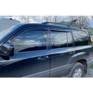 Raamdeflectoren (4 stuks, HIC) Toyota Land Cruiser 100 1998–2007 foto 1