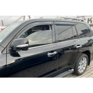 Raamdeflectoren 8 cm (4 stuks, HIC) Toyota Land Cruiser 200 2007–2021 foto 1
